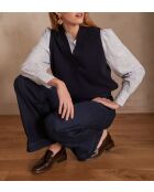 Blusa bordada azul celeste Pensée Ch