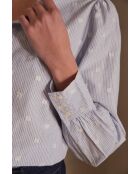 Blusa bordada azul celeste Pensée Ch