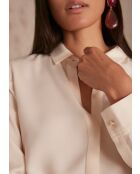 Chemisier Matea Ch uni poudré