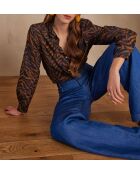 Colette Ch Shirt mit Zebra-Tintendruck