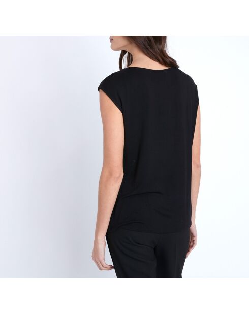 Neptune Ts bimattes schwarzes T-Shirt