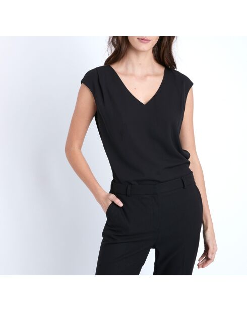 Neptune Ts bimattes schwarzes T-Shirt