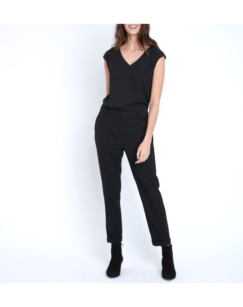 Neptune Ts bimattes schwarzes T-Shirt