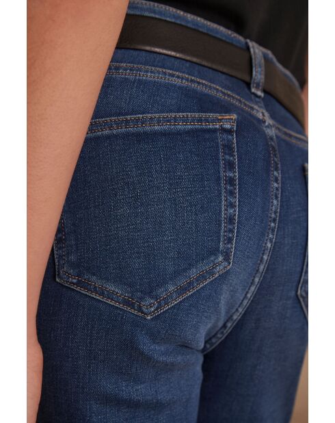 Sonia Straight Fit donkere indigobroek