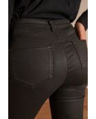 Suzy Coated zwarte broek