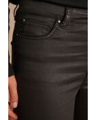 Suzy Coated zwarte broek