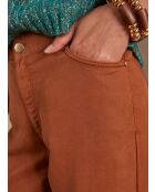 Sandy Bis Wide Leg karamel broek