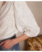 Patience Bl Embroidery ecru blouse