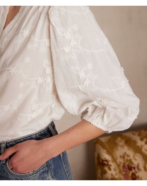 Patience Bl Embroidery ecru blouse