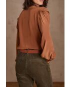 Blouse Bradley Bl Satin camel