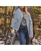 Bl Imp Lavender Palmboombruine blouse