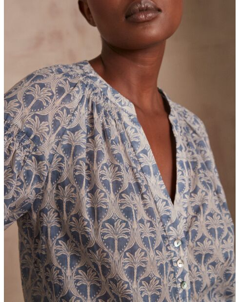 Camicetta marrone Bl Imp Lavender Palm