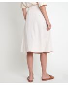 Rock Elisa aus natürlichem Leinen