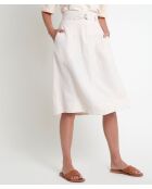 Rock Elisa aus natürlichem Leinen