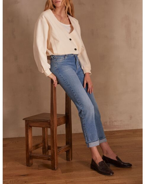 Leicht gewaschene Jeanshose Delia