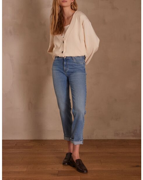 Leicht gewaschene Jeanshose Delia