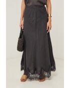 Jupe Mirella 100% Lin noire