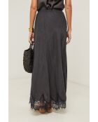 Jupe Mirella 100% Lin noire