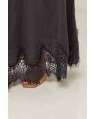 Jupe Mirella 100% Lin noire