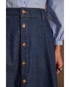 Justine J dunkelindigofarbener Jeansrock