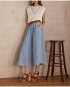 Leichter indigofarbener Rock Joy J