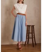 Leichter indigofarbener Rock Joy J