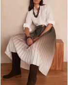 Khakifarbener Faltenrock Darcy J