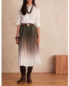 Khakifarbener Faltenrock Darcy J