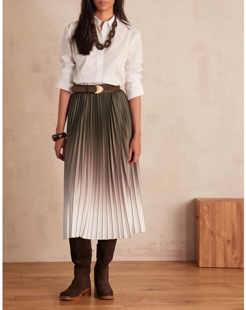 Khakifarbener Faltenrock Darcy J