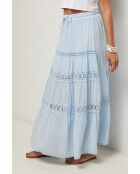 Jupe Anaya 100% Coton ciel