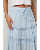 Jupe Anaya 100% Coton ciel