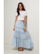 Jupe Anaya 100% Coton ciel