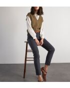 Cachou-Hose Leicht gewaschen, überfärbt