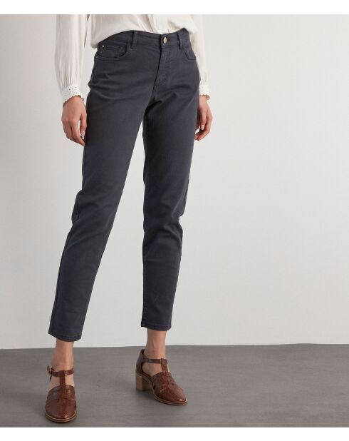 Cachou-Hose Leicht gewaschen, überfärbt