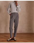 Ben P effen, licht gemêleerde broek