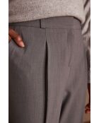 Ben P effen, licht gemêleerde broek