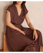 Phany Bl Uni Schokoladenbluse