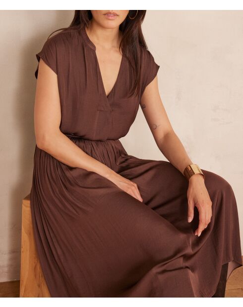 Blusa Phany Bl Uni color cioccolato