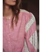 Blusa ricamata Cathel Bl Primerose