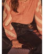 Blusa ricamata Cathel Bl Primerose