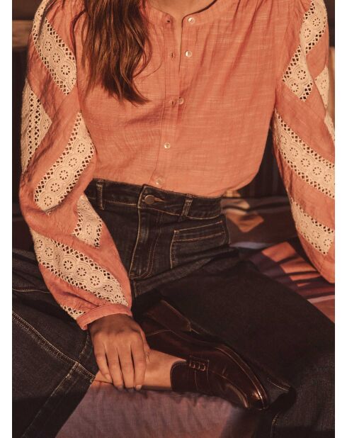 Blusa ricamata Cathel Bl Primerose