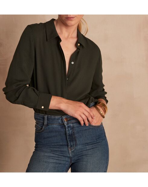 Chemisier Matea Ch uni kaki