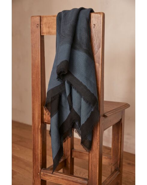 Foulard Volutes canard foncé