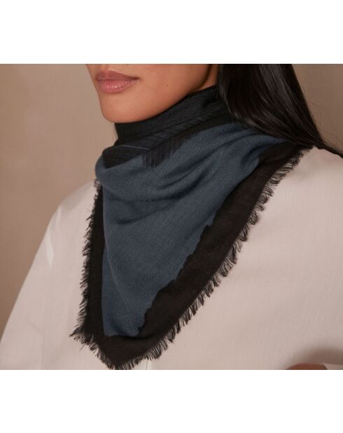 Foulard Volutes canard foncé