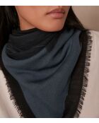 Foulard Volutes canard foncé