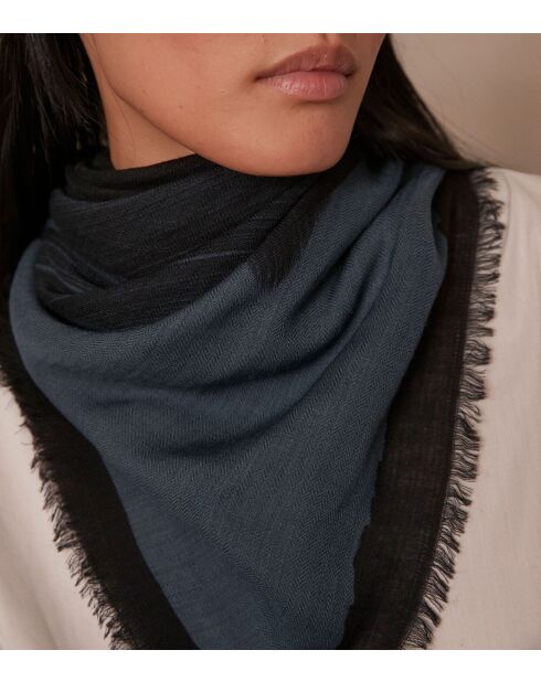 Foulard Volutes canard foncé