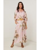 Chemise Adélia 100% Lin rose