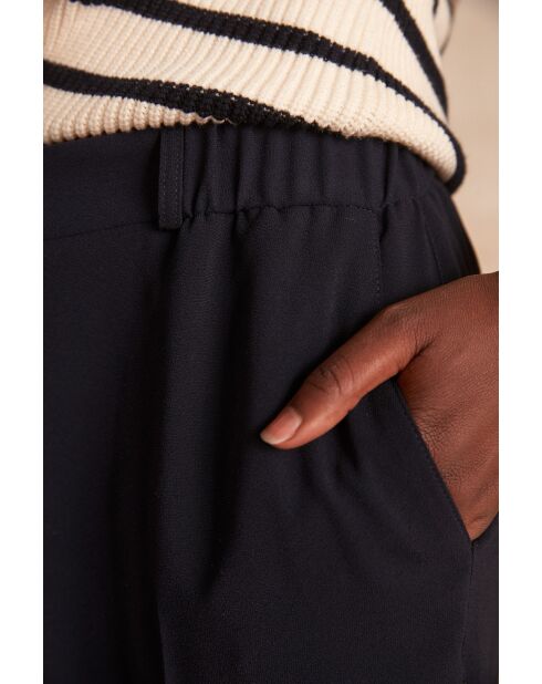 Sabil P Crepe marineblaue Hose