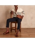 Sabil P Crepe marineblaue Hose