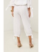 Pantalon Ilona 100% Lin blanc